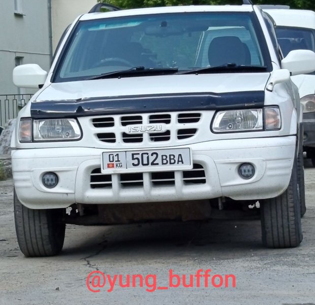 Fake license plates